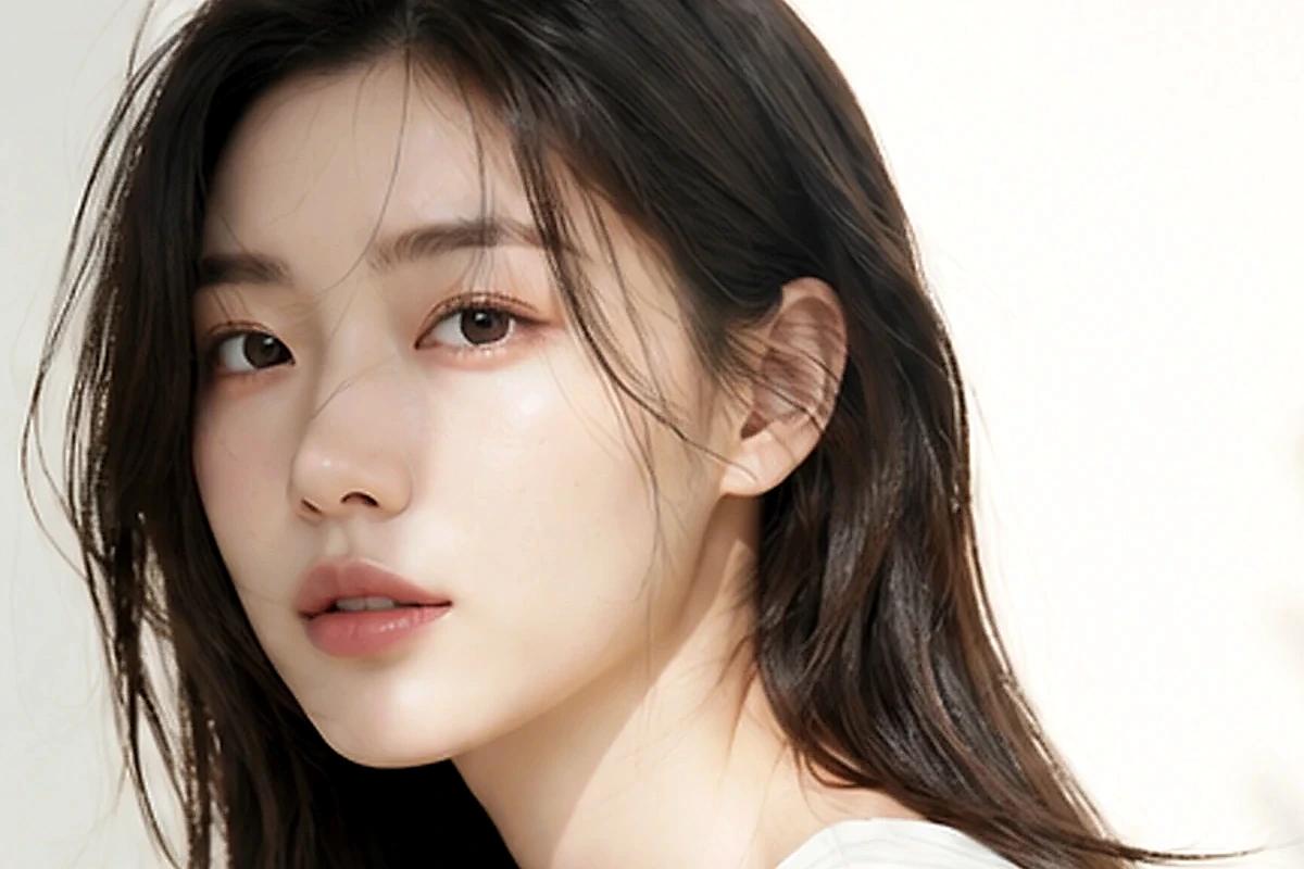 여드름과 모공 피부 이미지